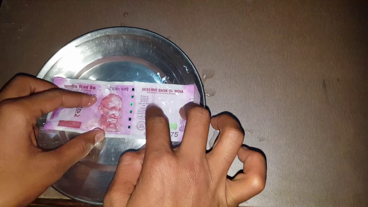 Amazing facts about 2000 (2thousand) rupees Indian currency note.waterproof,byM.S.P( MICROSKYPEARLS)
