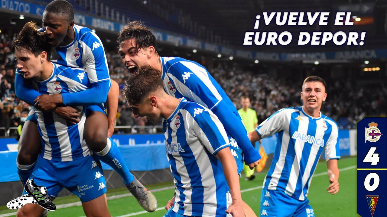 LA HISTÓRICA REMONTADA EN RIAZOR DEL JUVENIL DEL DEPORTIVO EN LA UEFA YOUTH LEAGUE