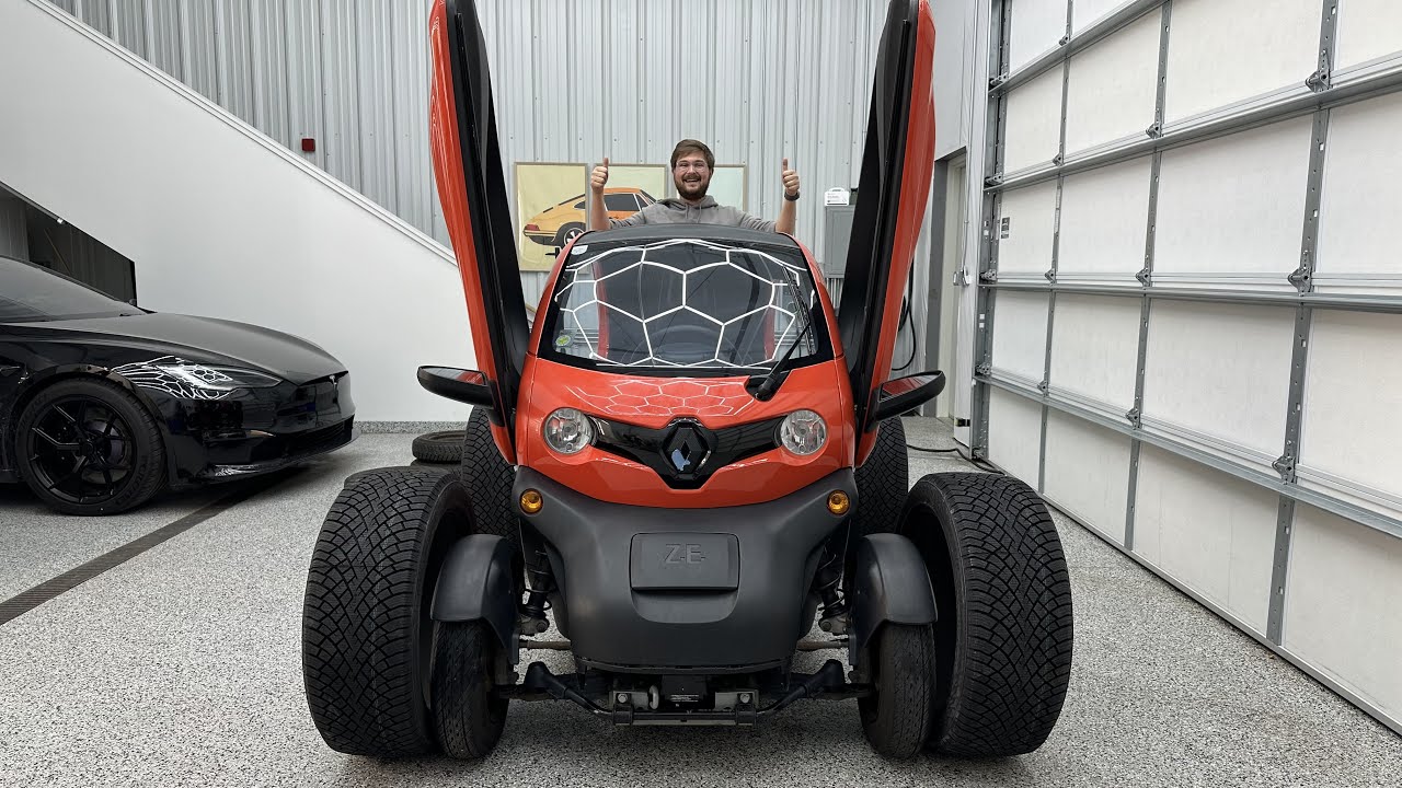 Twizy получает зимние шины