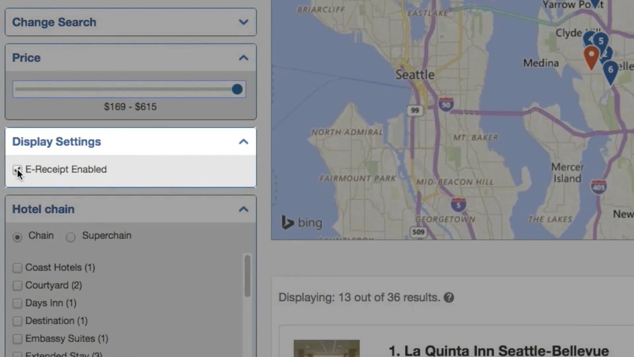Concur Travel & Expense eReceipts Demo Bite