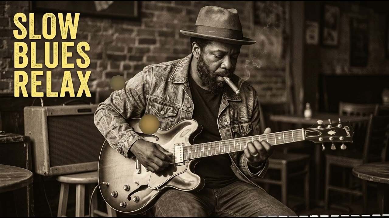 Late Night Soul Blues Guitar – Smooth Electric Blues Instrumental for Relaxation