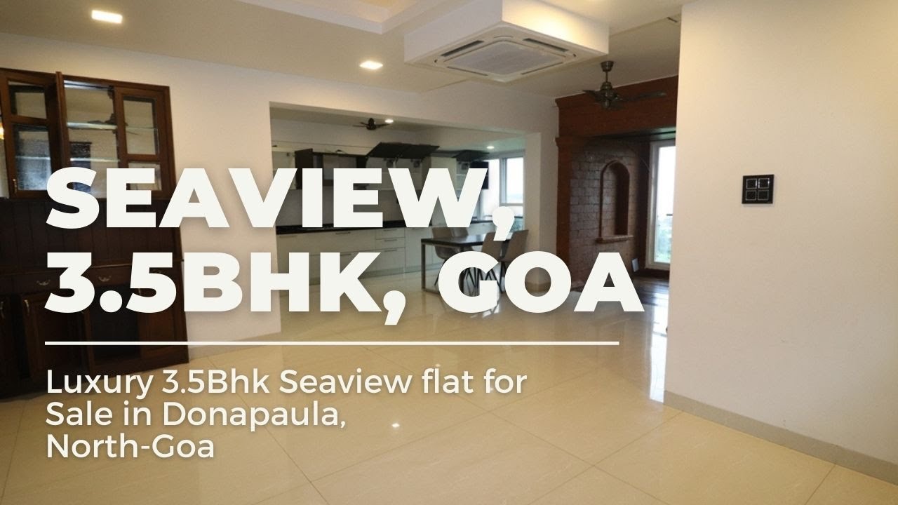 SOLD!! 3.5Bhk 163sqmt Seaview flat for Sale in Donapaula, North-Goa. (2.10Cr) (SRE4641G)