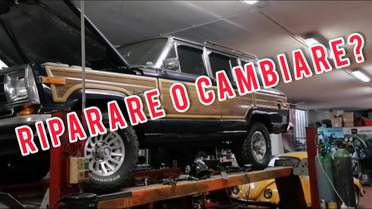Un po' di manutenzione a questo bel Jeep Grand Wagoneer