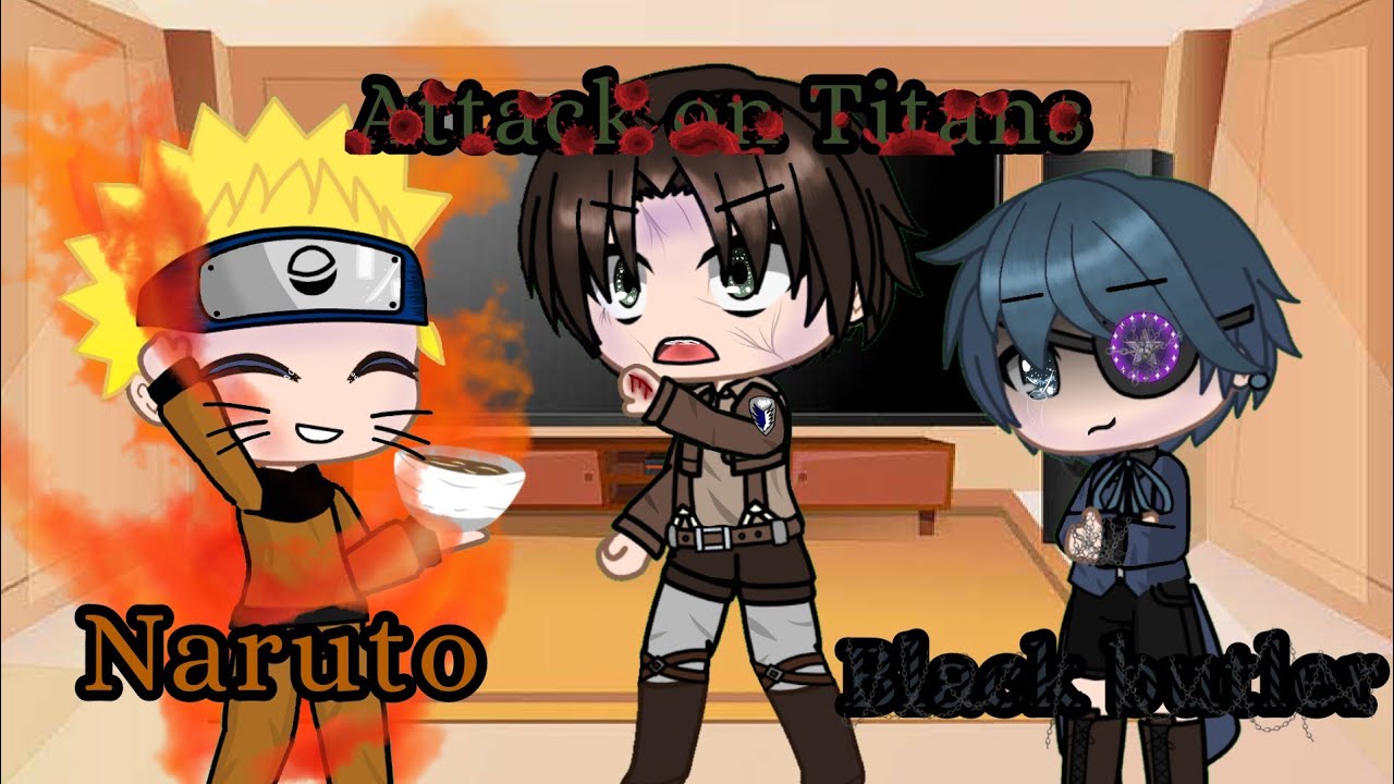 Anime characters react part two (also it's Eren not Levi okay)