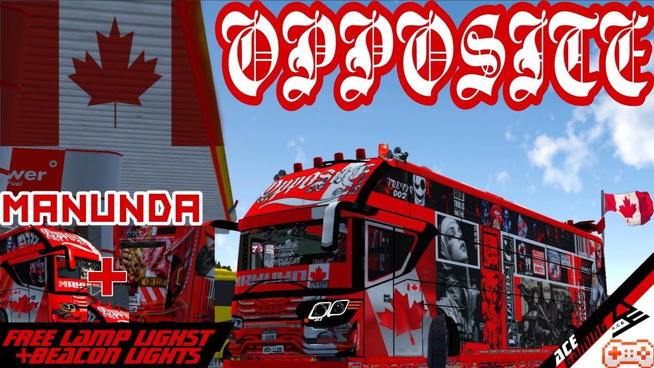 BUS SIMULATOR INDONESIA KENYAN GAMEPLAY (🇰🇪𝙊𝙋𝙋𝙊𝙎𝙄𝙏𝙀🇨🇦)free lamp lights+ beacon lights 💥🔥🔥🔥🖇️🖇️🖇️🖇️
