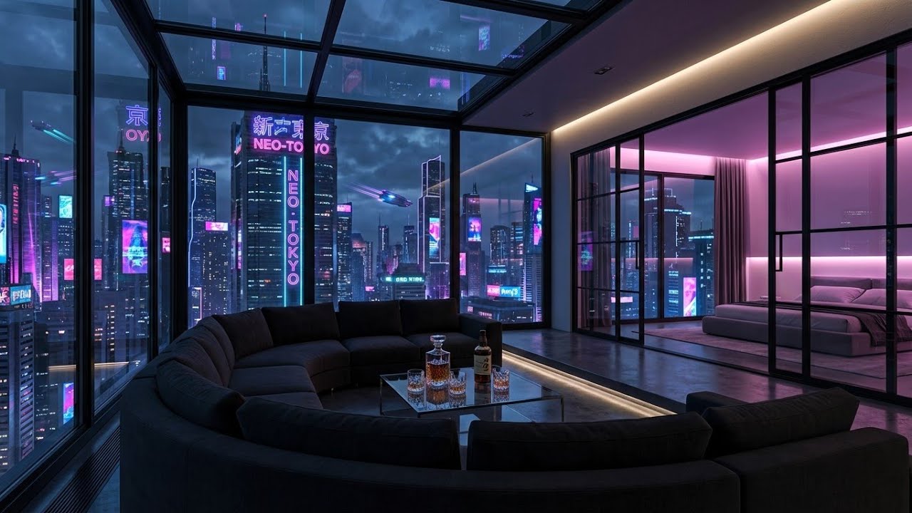 Neon Rain Lofi 🌆 Chill Night Beats for Study, Relax & Deep Focus