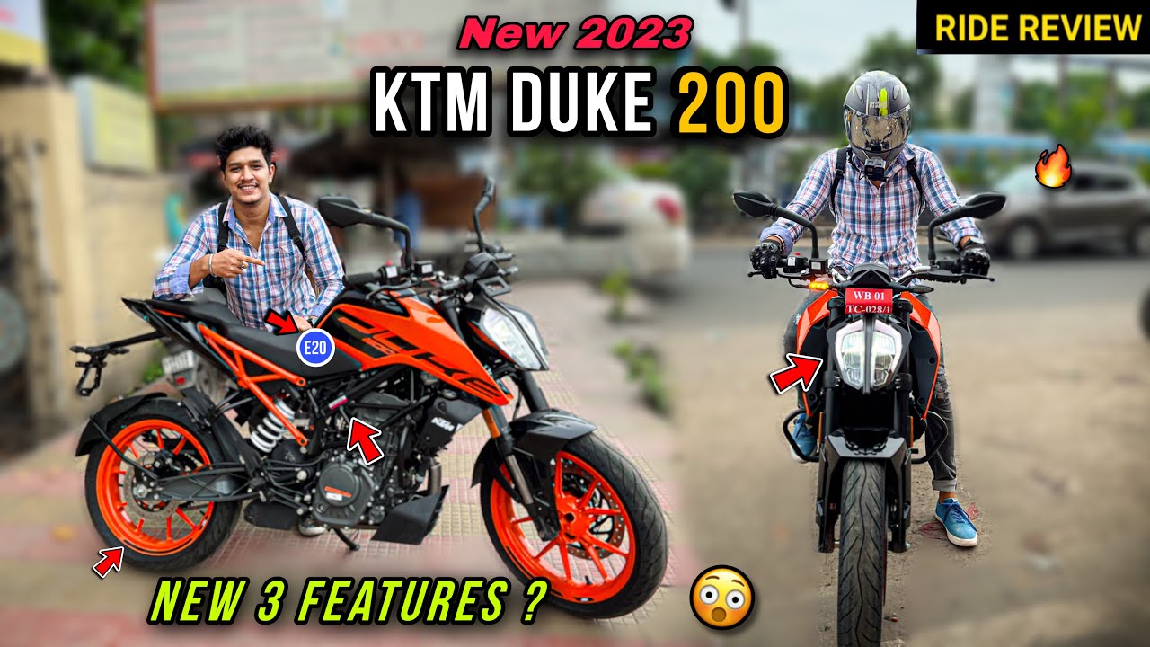 Finally 😱 KTM Duke 200 Led Light New Model 2023 RIDE REVIEW - New Features & Price | duke 200