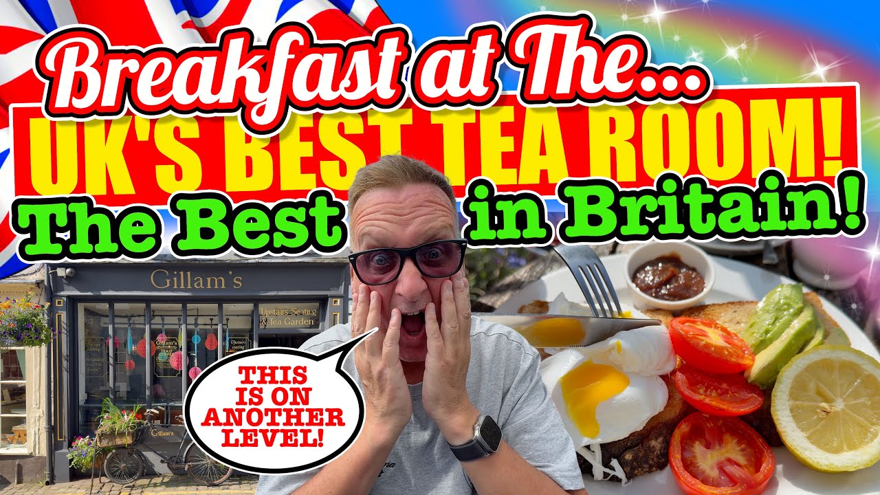 BREAKFAST at the UK's BEST TEA ROOM that DATES BACK to 1892 and is VOTED the BEST in BRITAIN!