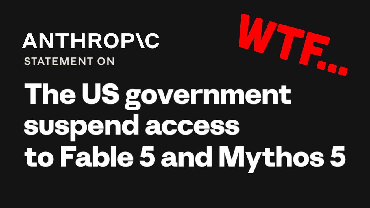 The US Government Just BANNED Mythos