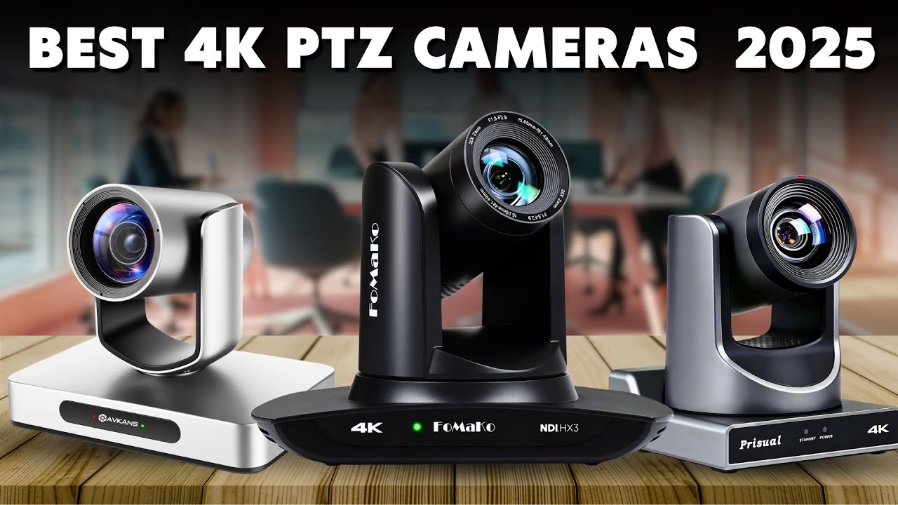 5 лучших 4K PTZ-камер для автоматического отслеживания вашей трансляции