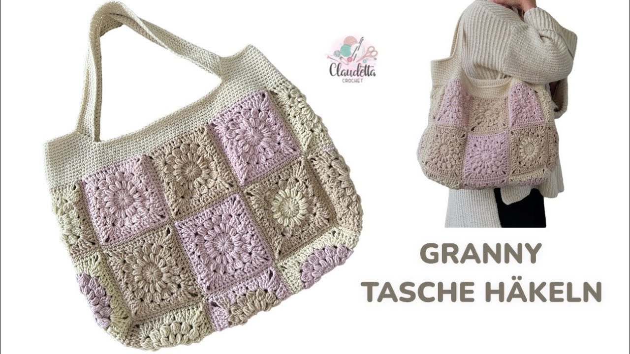 Große Granny Tasche Häkeln – Einfaches DIY-Projekt für Anfänger