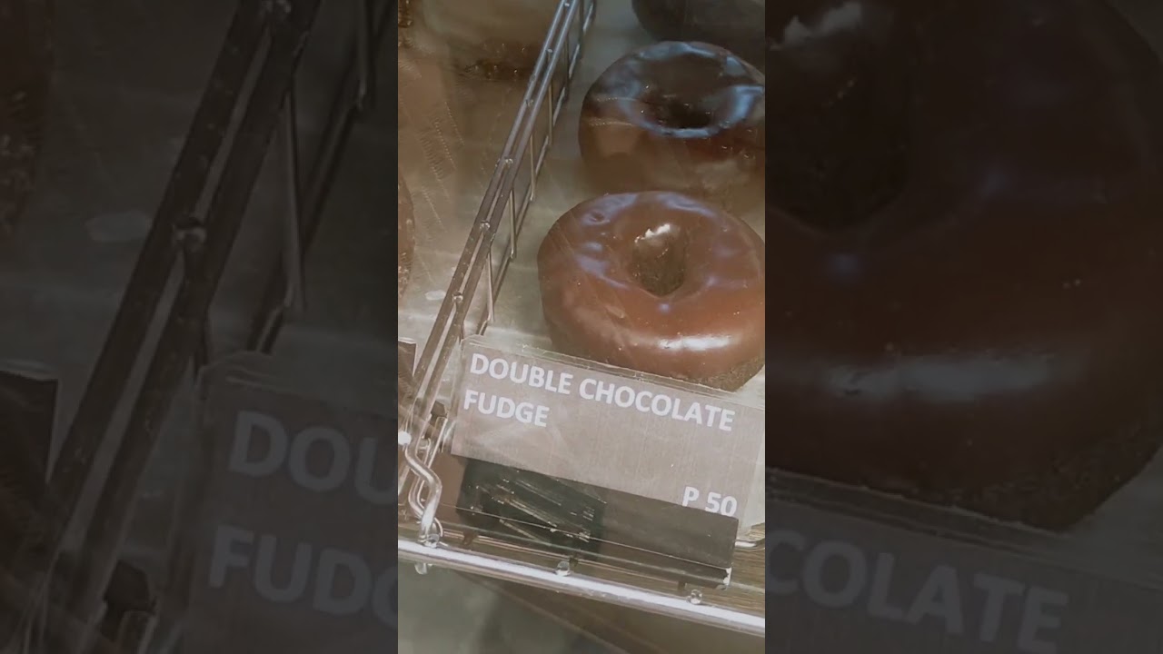 Double Chocolate fudge in Tim Hortons #donuts #satisfying #viral #philippines #shorts #timhortons