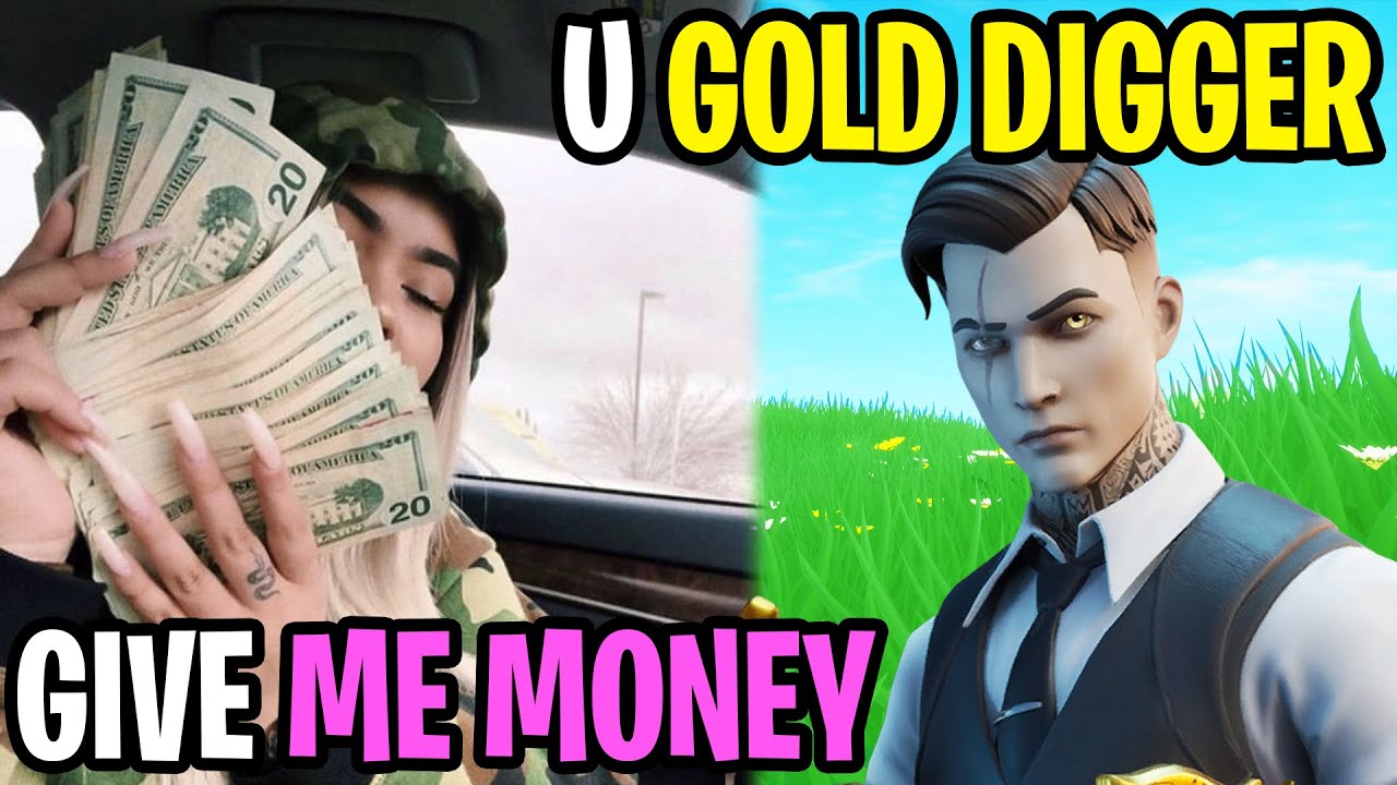 Gold Digger Test on Little Kids New Girlfriend - Fortnite