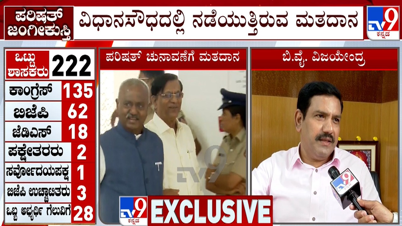 Karnataka MLC Election: BY Vijayendra Reacts On Voting, Speaks About ST Somashekar & Shivaram Hebbar