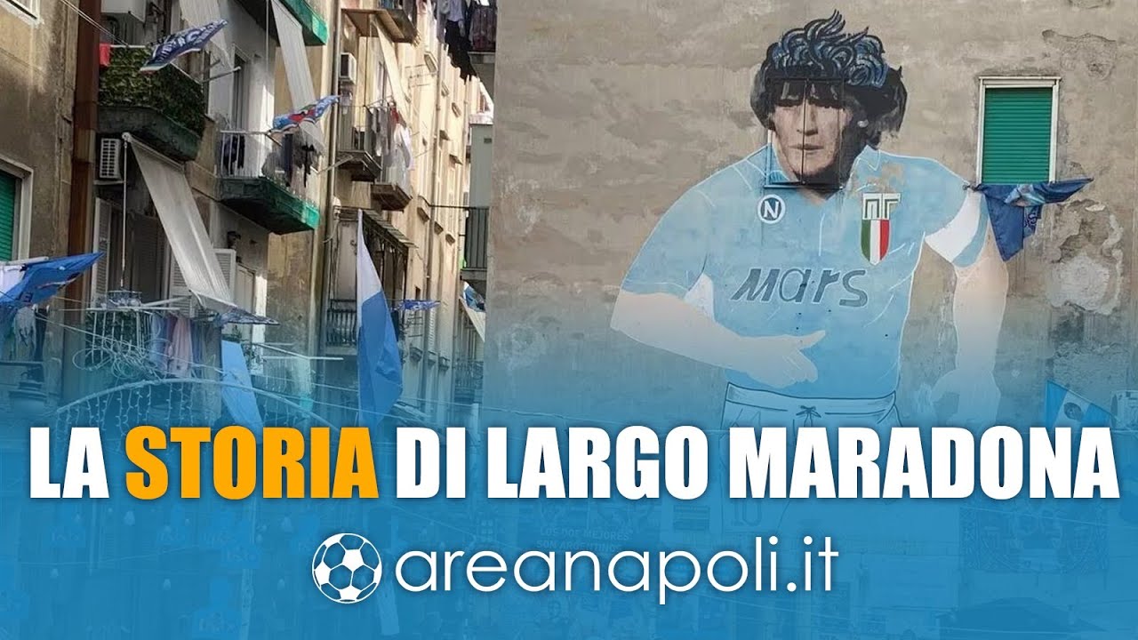 La vera storia di Largo Maradona: il cuore di Napoli per il suo mito