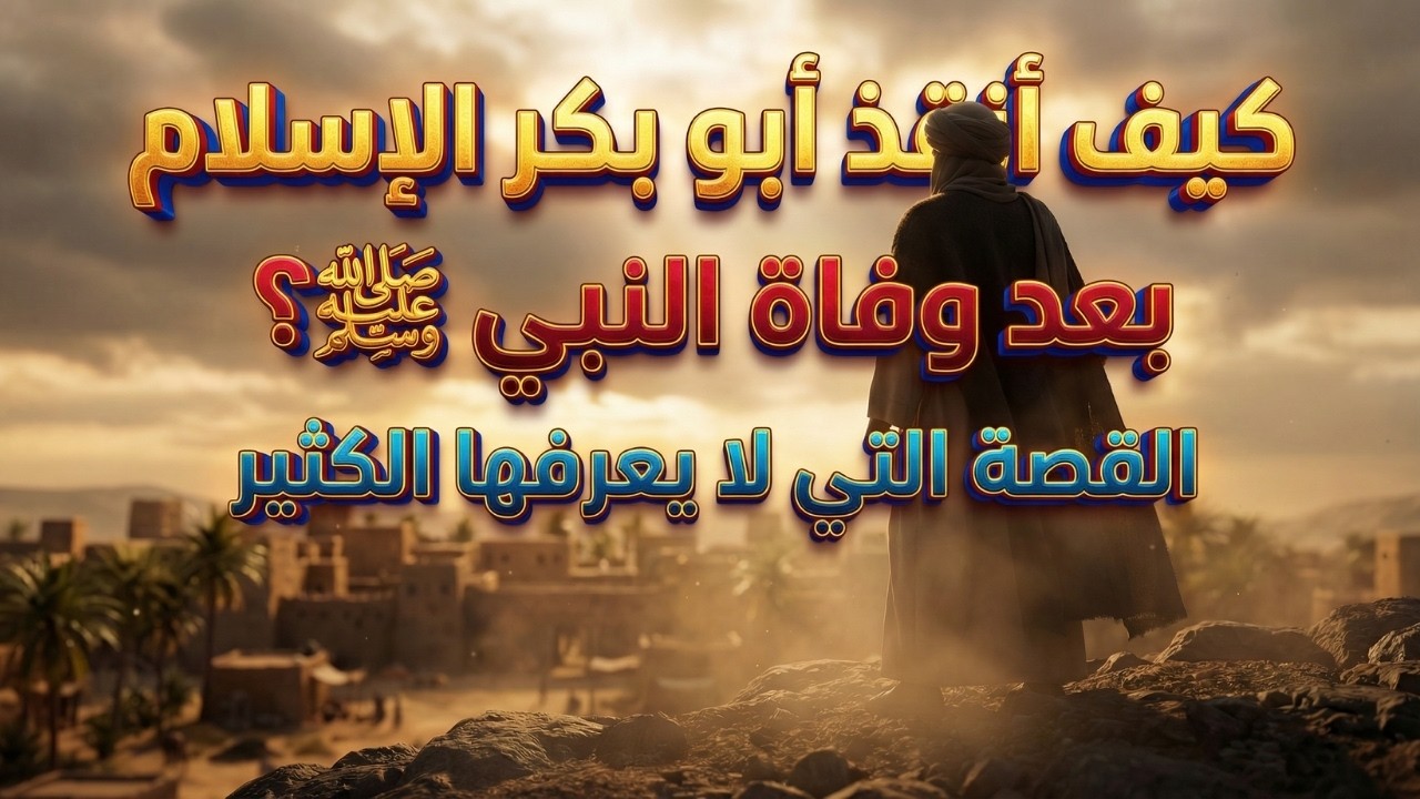 السيرة الكاملة لأبي بكر الصديق رضي الله عنه | خليفة رسول الله وحارس رسالة الإسلام – وثائقي بصوت مريح