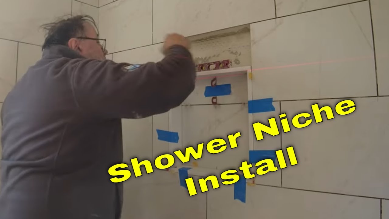 Shower Niche, cut, polish build.  Using  iQ TS244  10