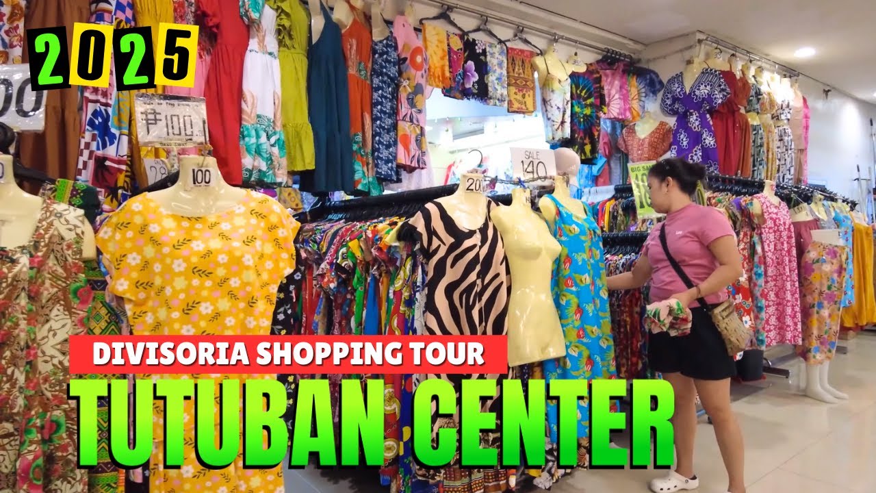[4K] TUTUBAN CENTER  - DIVISORIA SHOPPING TOUR 2025