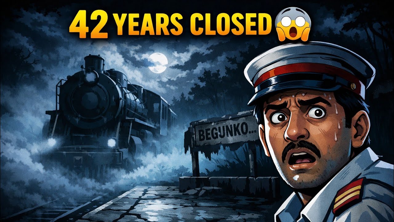 This railway station remained closed for 42 years! | Begunkodor Ghost Train @hiddenstorieshindi1