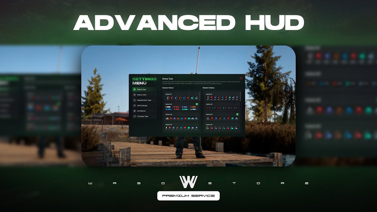 Fivem Advanced Hud | Скрипты WASD