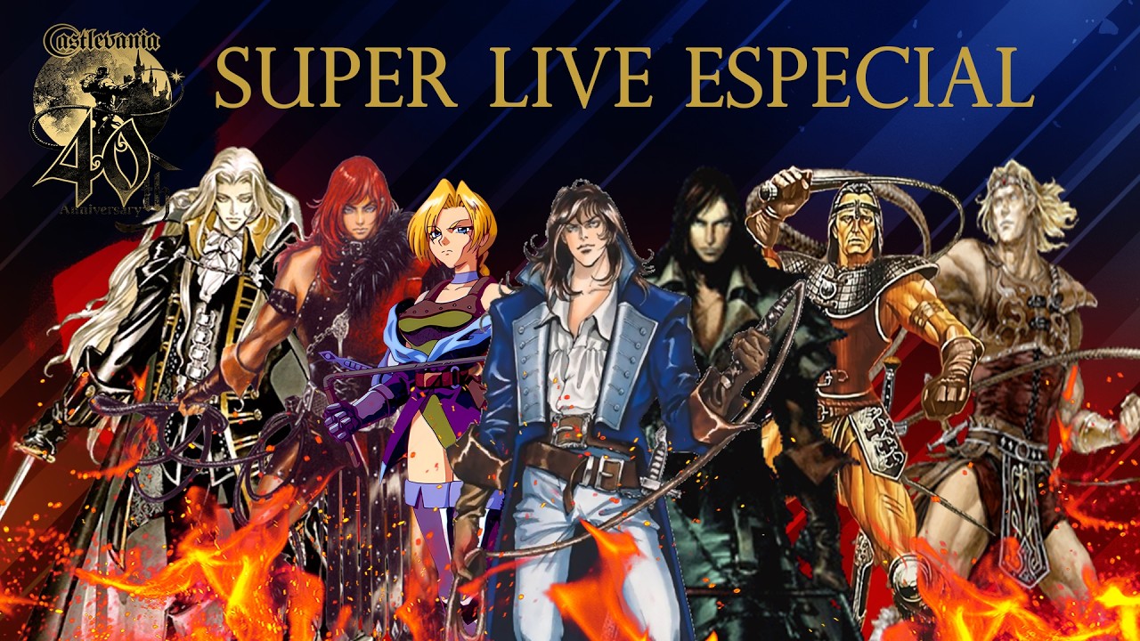 SUPER LIVE CASTLEVANIA 40 ANOS! (PARTE 2) + SF2 PRIME, NOVA UPDATE!