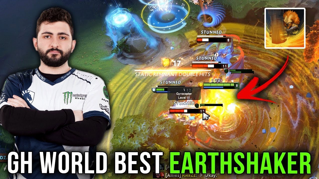 GH World's Best Earthshaker Back to His TI7 Winning & Favourite Hero - EPIC MMR Compilation Dota 2