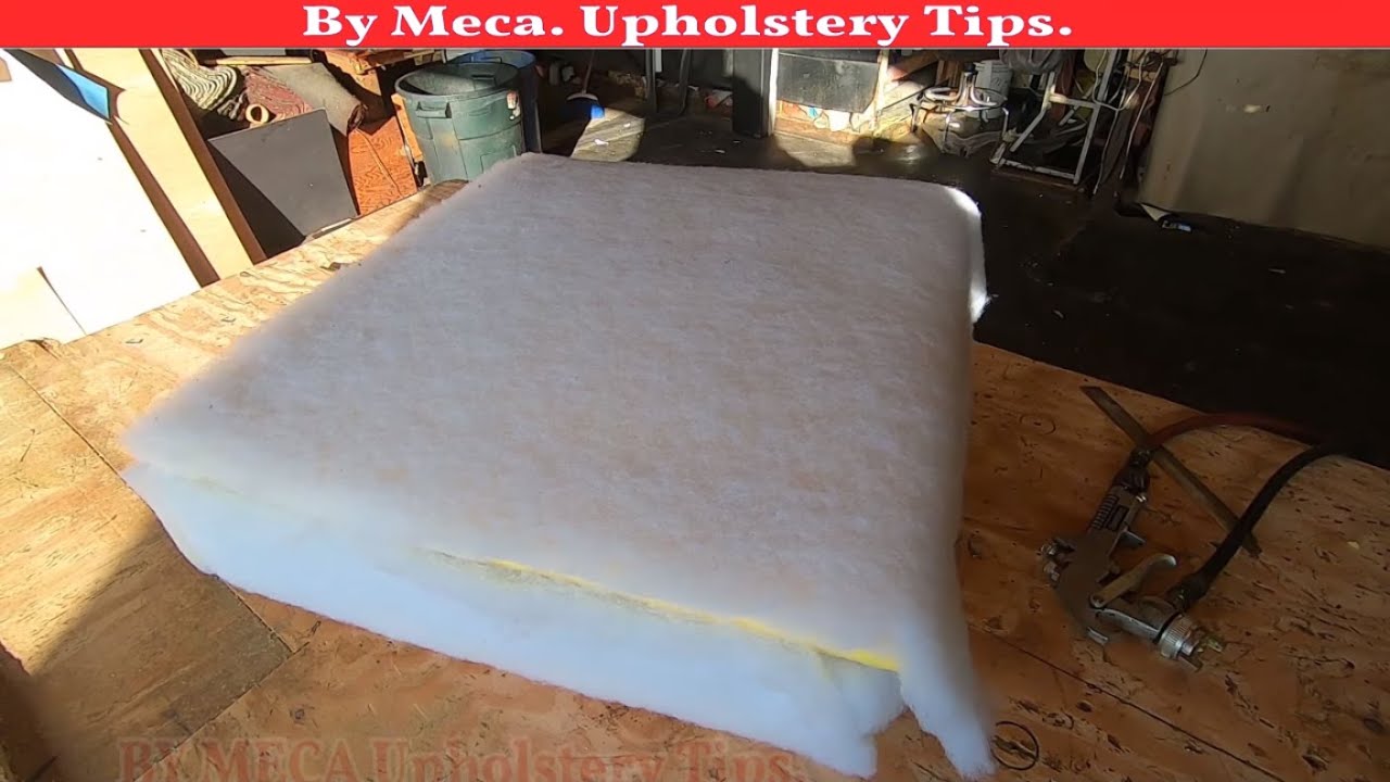 Como Reparar la Espuma de un COJIN de Mueble Manera Sencilla.