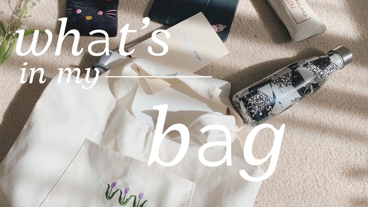 what's in my bag 2021 🌷  uni essentials