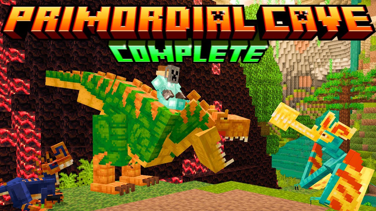 I Tried Earning Every Achievement in Alex's Primordial Cave (Alex's Cave Mod)