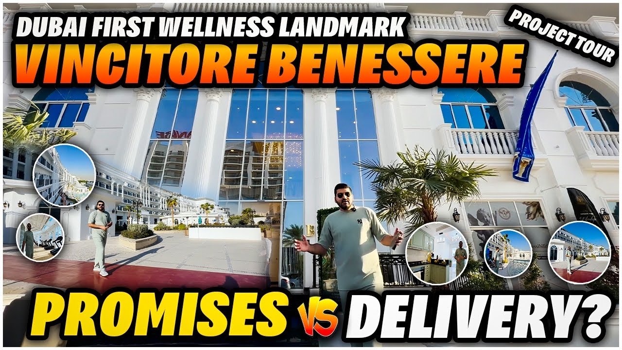 First Wellness & Luxury Resort Community In Arjan Dubai | Luxurious Vincitore Benessere Tour