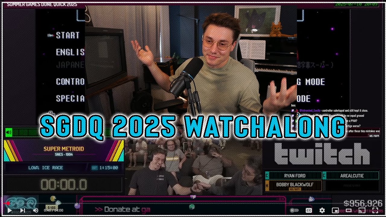Rewatching SGDQ 2025 Race vs Eddie