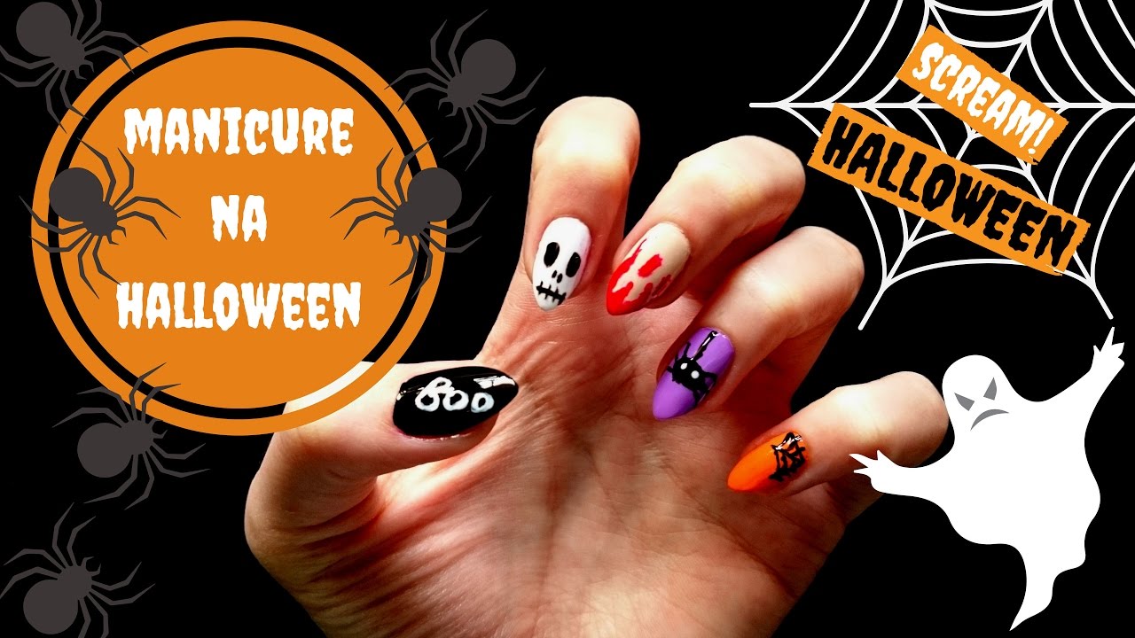 PAZNOKCIE NA HALLOWEEN