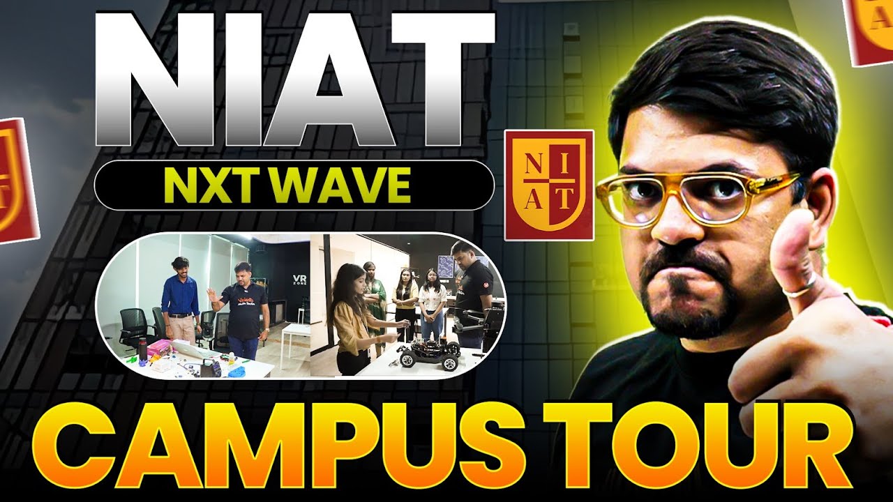 NxtWave Institute of Advanced Technology- Campus Tour | NIAT 2025 | Harsh Sir