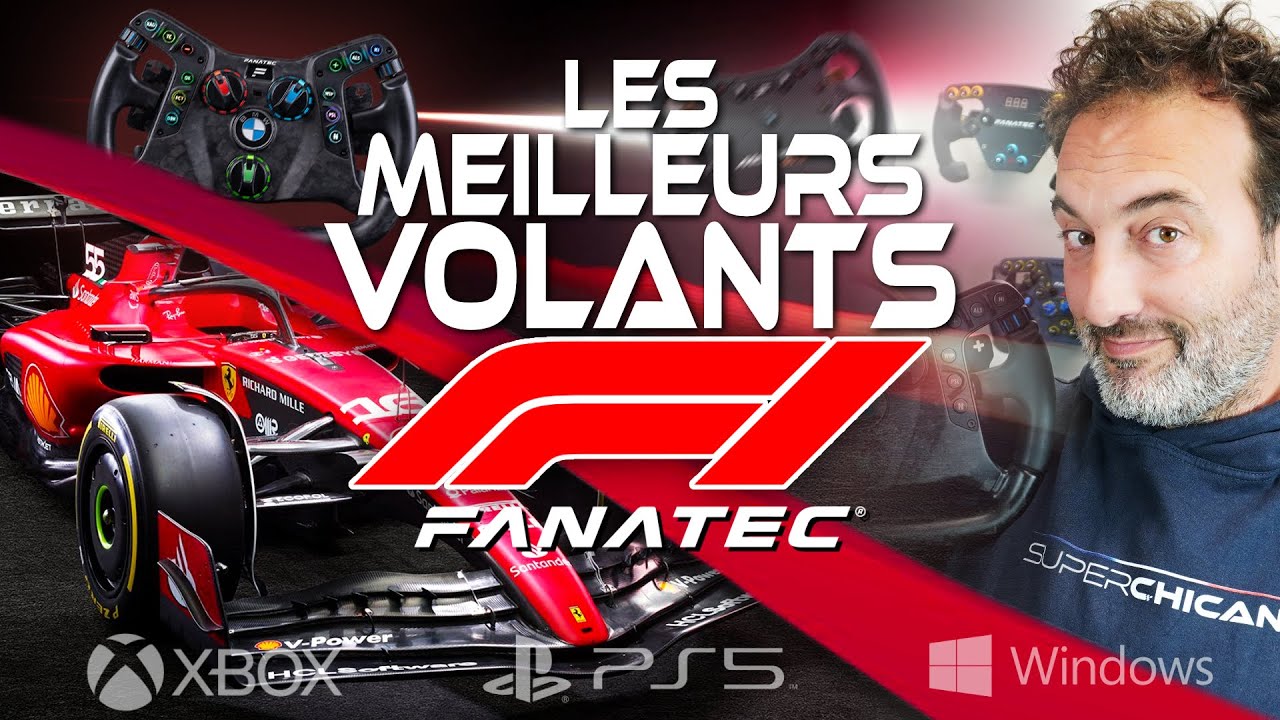 Les meilleurs volants pour F1 23 de Fanatec, en 2023