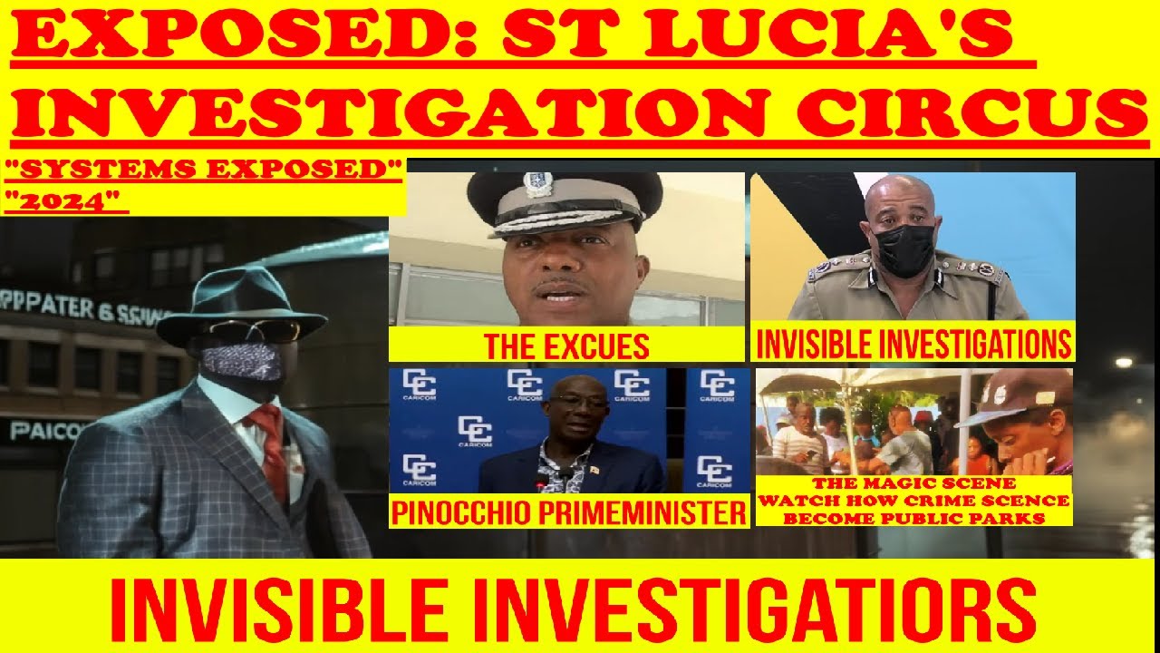 St Lucia's Greatest Magic Show Invisible Investigations- Crime Scene Becomes Public Parks