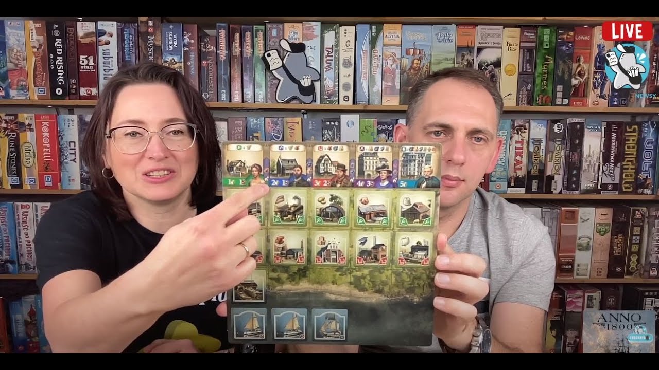 Gry planszowe na prezent (100-200 zł) || Poradnik prezentowy || Anno 1800 || Tapestry || #39 Live PN