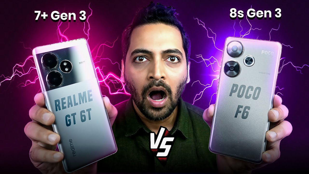 realme GT 6T Vs POCO F6 Full Comparison | Which One Is Best??
