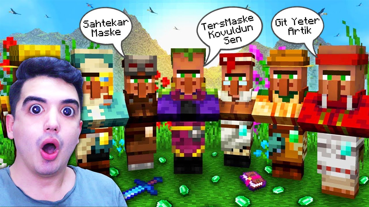 TERS MASKE VS MİNECRAFT #56 - Minecraft