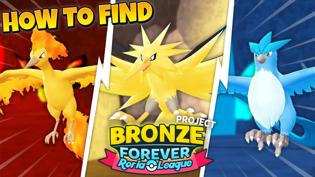 КАК ПОПОЙМАТЬ ЛЕГЕНДАРНЫХ ПТИЦ В POKEMON BRICK BRONZE! (РУКОВОДСТВО)