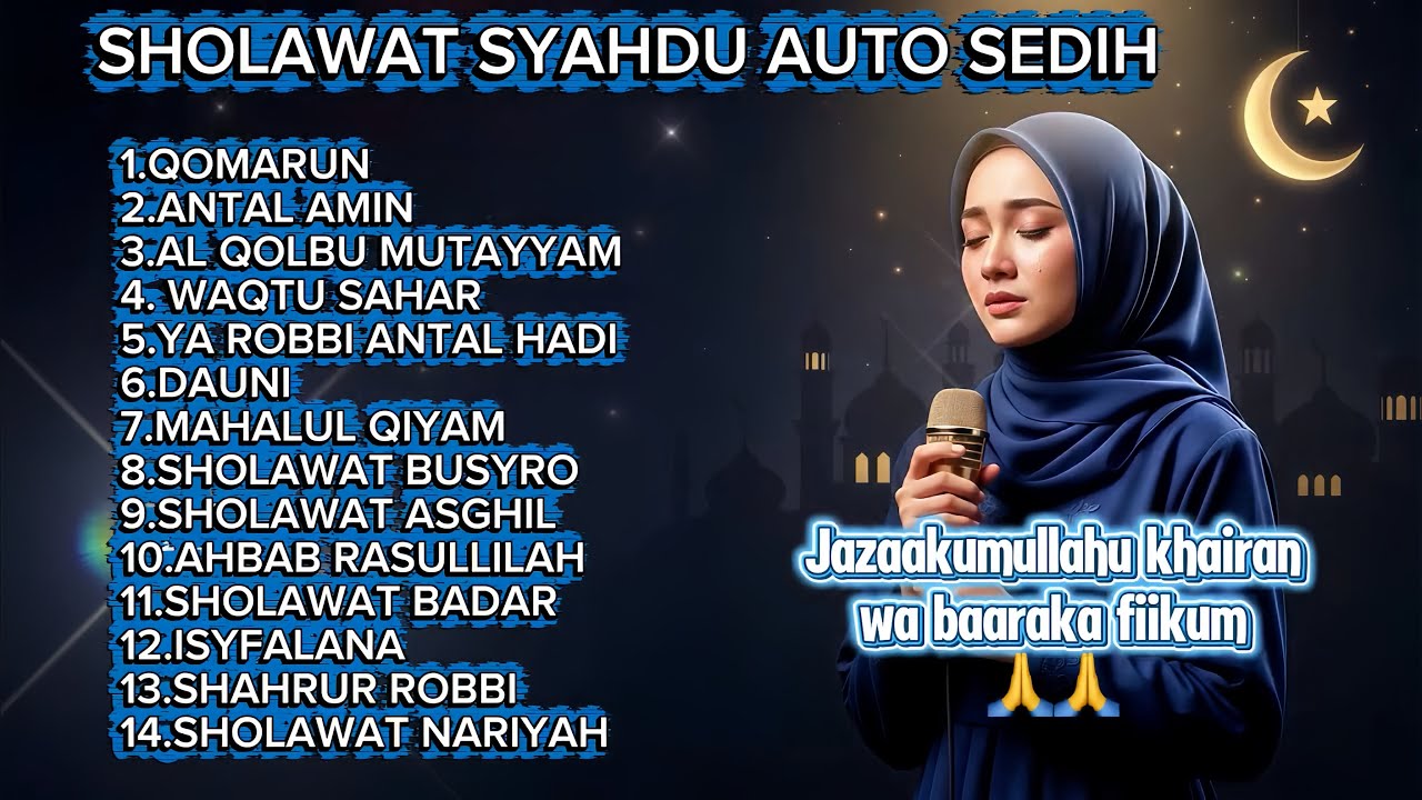 🌙 SHOLAWAT MERDU BIKIN NANGIS 😭 QOMARUN & SHOLAWAT BADAR PALING MENYENTUH 2026 | FULL ALBUM