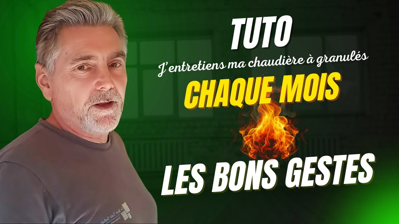 TUTO - Entretien chaudière à granulés (pellets)