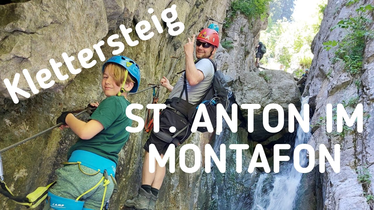 WASSERFALL - KLETTERSTEIG ST. ANTON IM MONTAFON