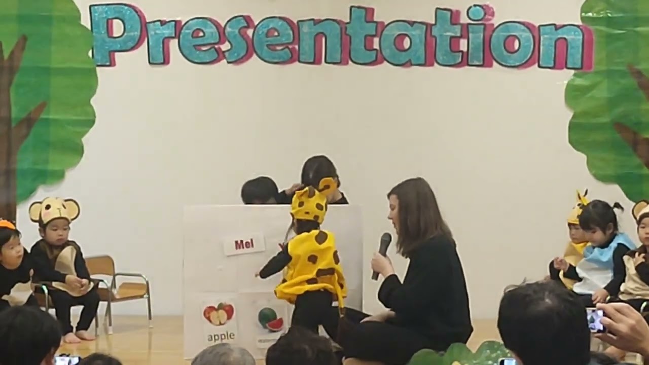 １歳児Presentation（発表会）🐅🐭🐻🐘🐧