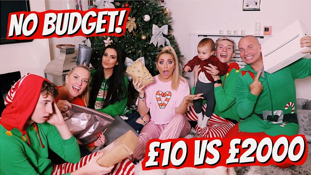 NO budget SECRET SANTA with the Barker Family!! | Saffron Barker