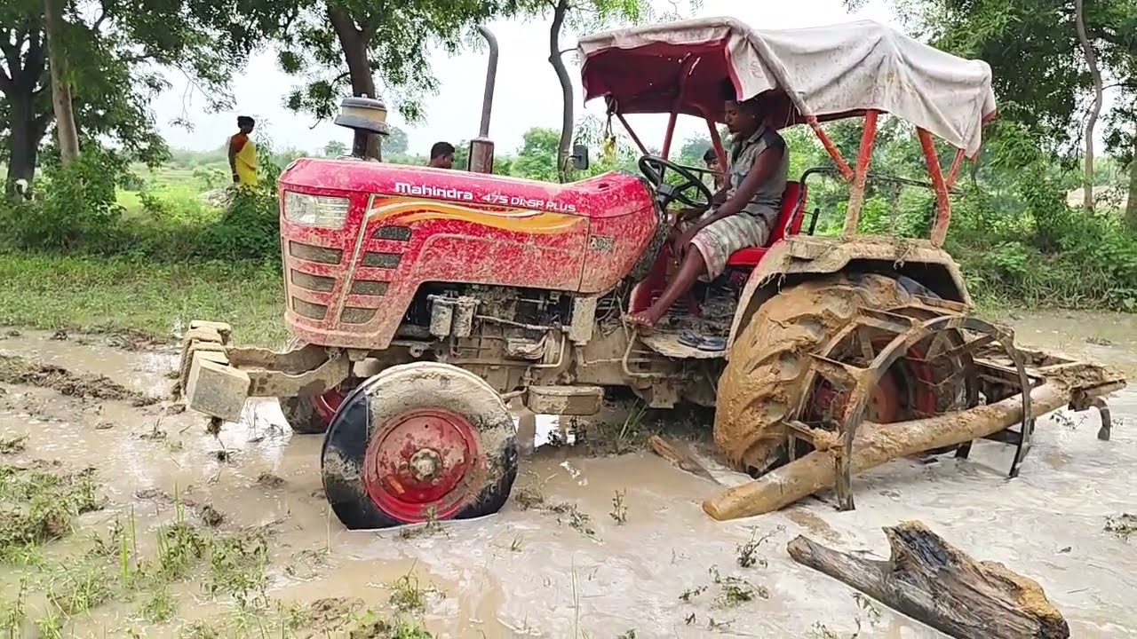 Mahindra 475 di sp plus khet me fas gya