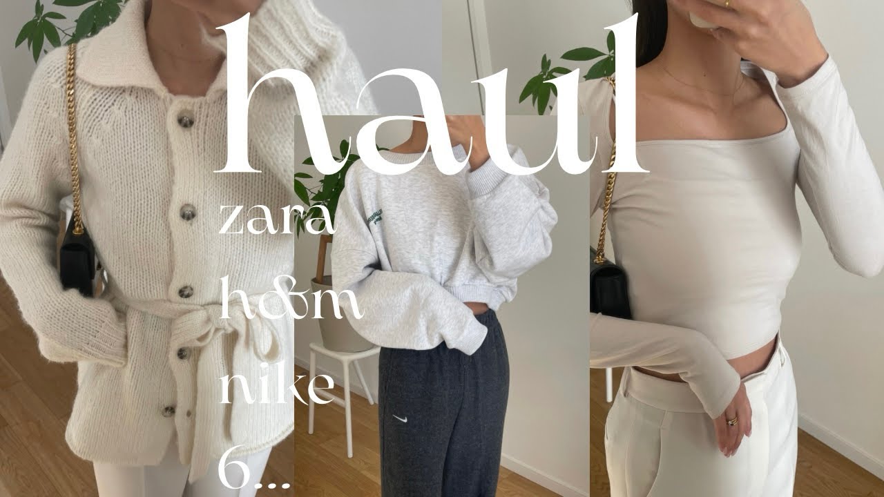 【HAUL】初売りSALE/zara. h&m. nike. 6 など購入品🩷