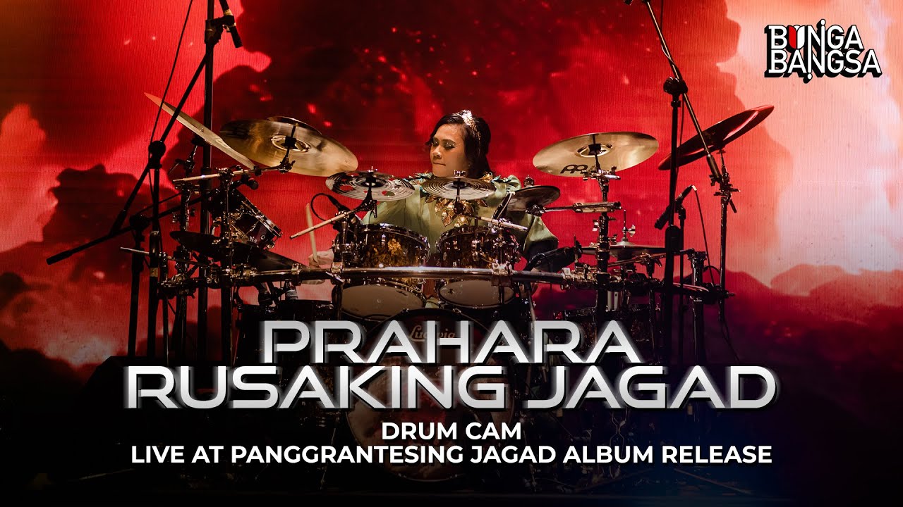 Bunga Bangsa - Prahara Rusaking Jagad (Drum Cam) | Live at Panggrantesing Jagad Album Release