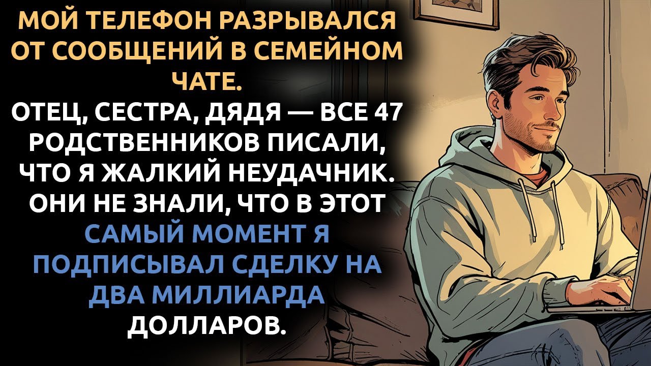 Я СКРЫВАЛ от родных свой первый МИЛЛИАРД — и решил, что они не заслужили знать правду.