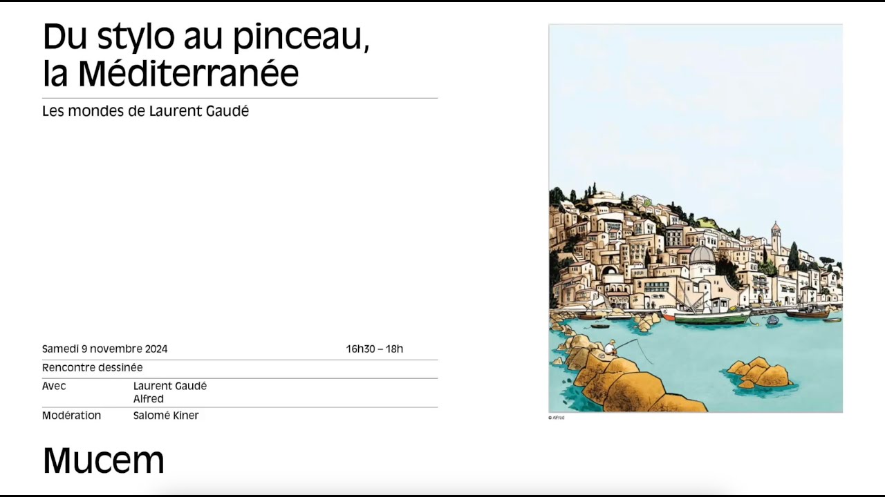 Du stylo au pinceau, la Méditerranée