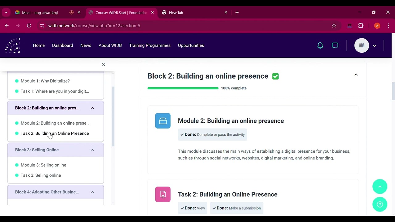 The Ultimate Guide to Navigating the Women In Digital Business (WIDB) platform as a trainee